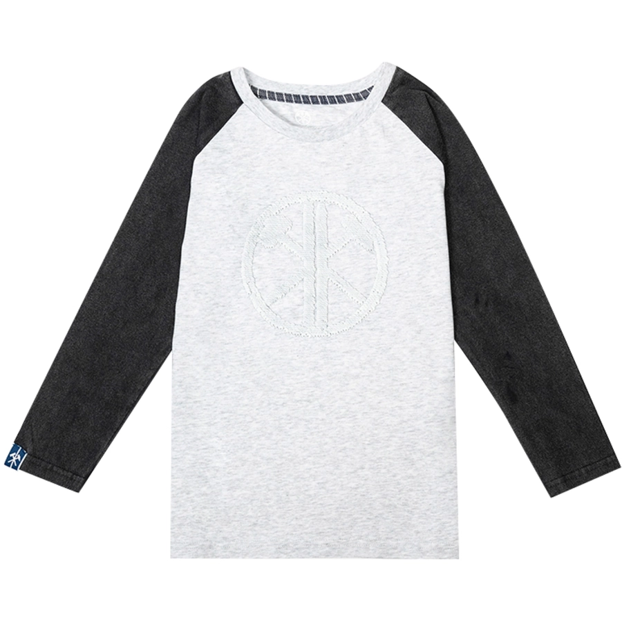 Kohlenknirpse Longsleeve Pluto Kohle  hellgrau
