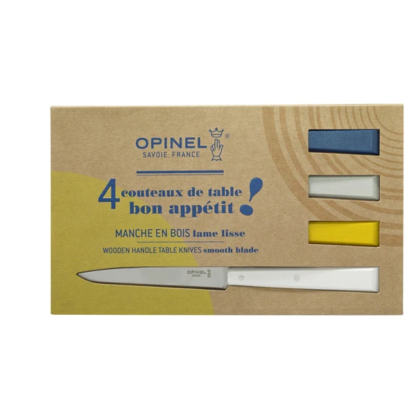 Coffret 4 couteaux de table Céleste Opinel