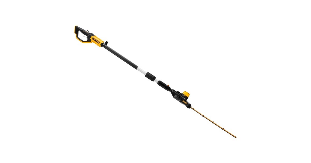 DEWALT18 V XR Brushless heggenschaar op steel  (Geel/zwart, Accu en lader niet inbegrepen)