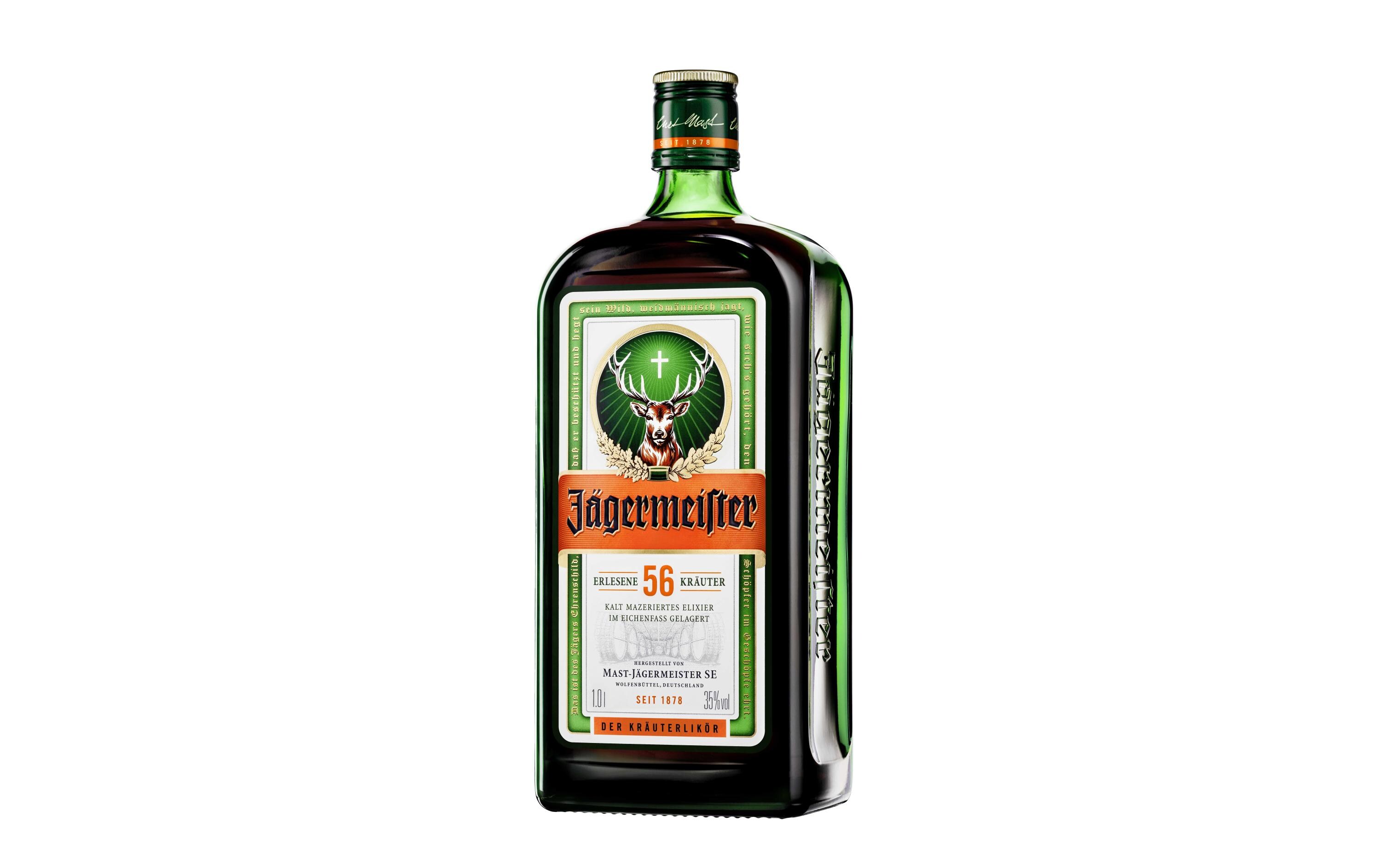 Jägermeister 1 lHochwertiger Kräuterschnaps mit 56 Kräutern