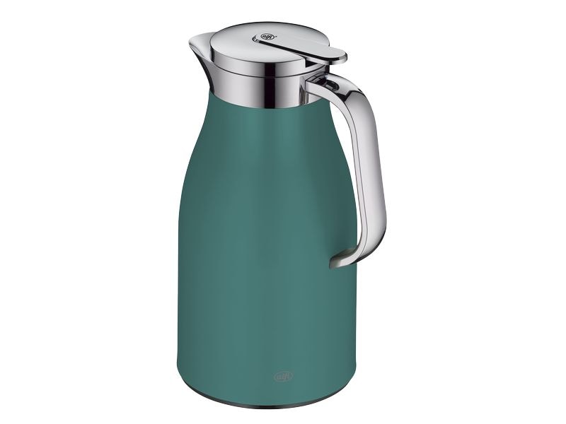 Alfi Thermoskanne Skyline 1000 ml, Grün Karaffe aus Edelstahl