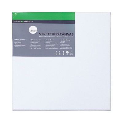 Daler-Rowney Simply - Châssis entoilé - 20 x 20 cm - coton