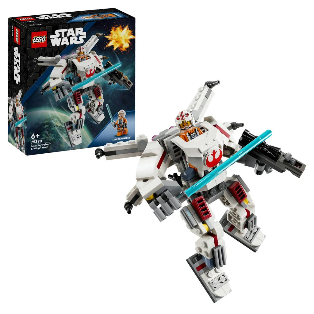 Luke Skywalker X-wing mecha, Bouwbaar Speelgoed voor Kinderen 75390