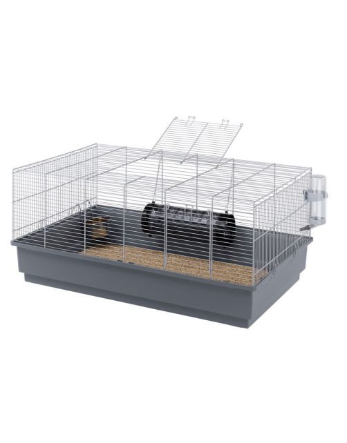 Ferplast Rattenkooi Mary - Dierenverblijf - 80x50x37.5 cm Grijs