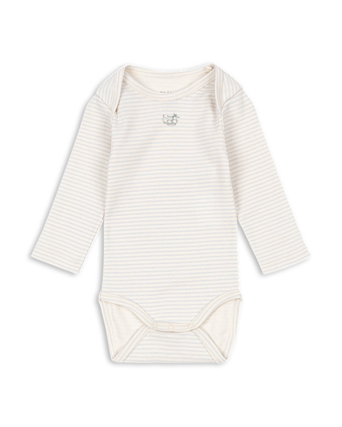 Body m/ Konvolutt Hals – 100% Øko Bomull | Fio Stripe LS Body