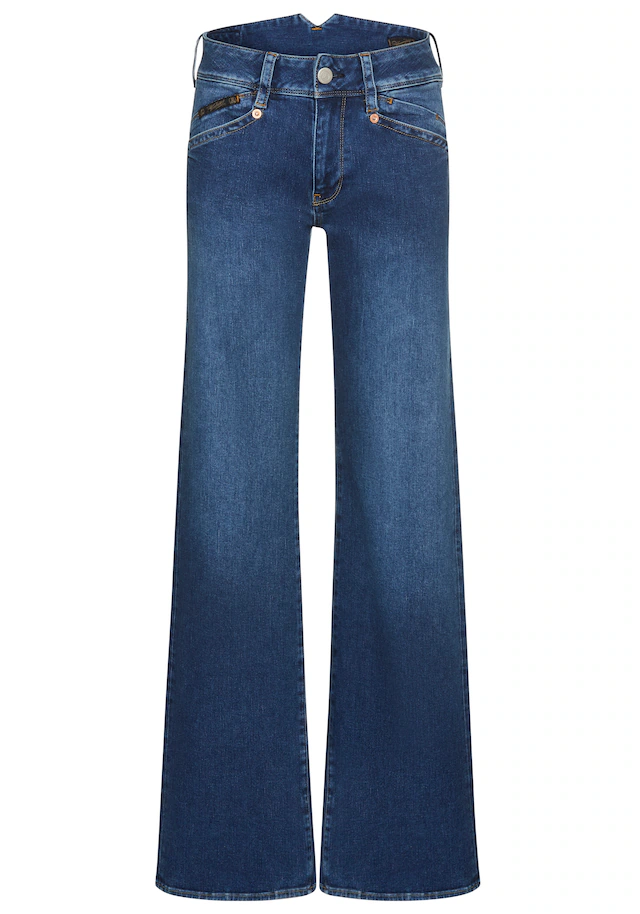Herrlicher Straight-Jeans »Prime New Denim Cashmere Touch«, mit hoher Leibhöhe