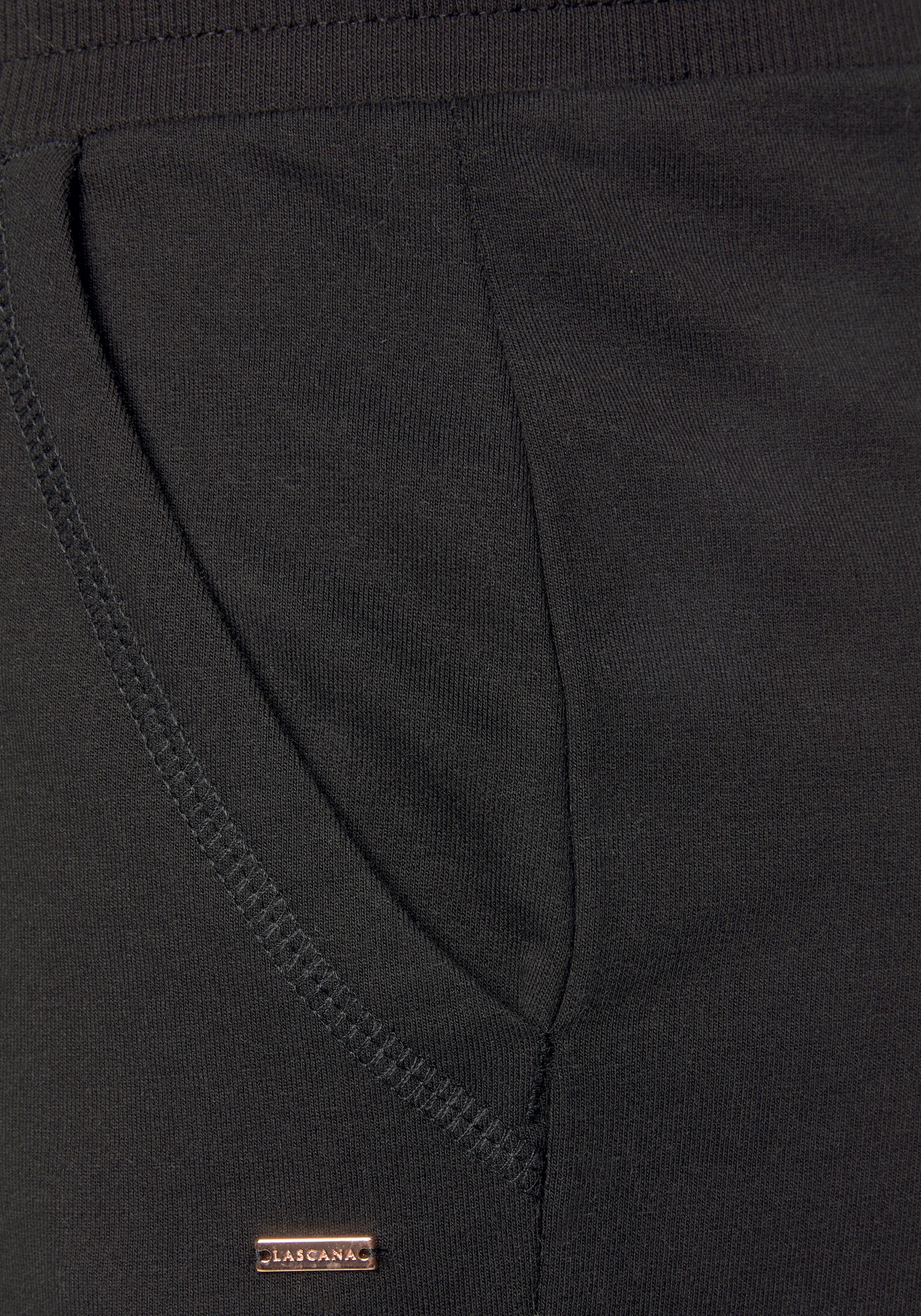 LASCANA Shorts  mit Rippbündchen und Umschlagsaum, Loungewear