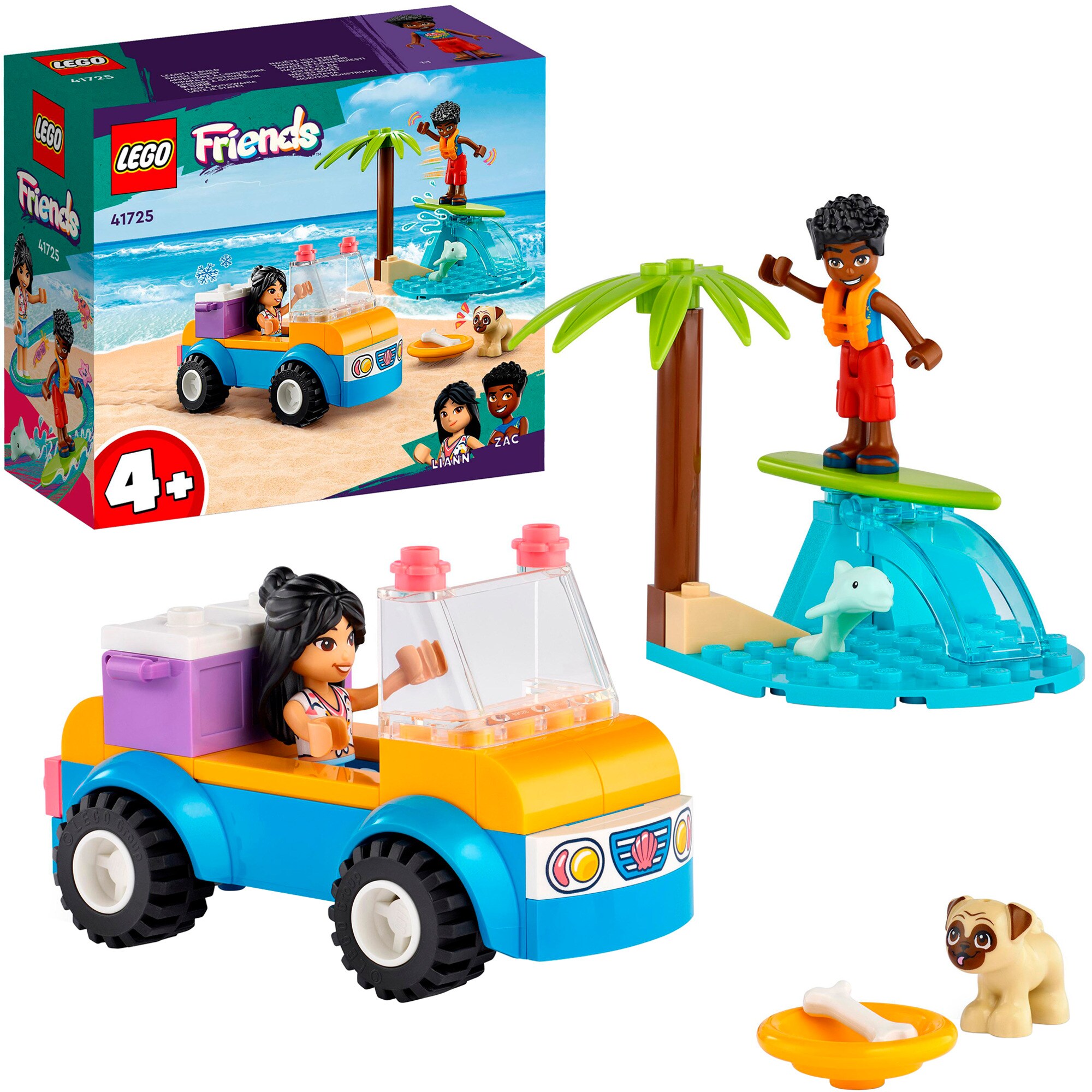 LEGO Konstruktionsspielzeug Friends Strandbuggy-Spaß