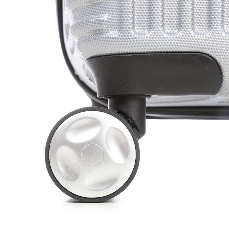 Lot de 3 valises rigides Takai Extensibles 55, 67 et 77 cm Silver