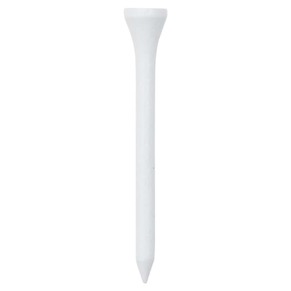 vidaXL Golfpeger 1000 stk hvit 83 mm bambus
