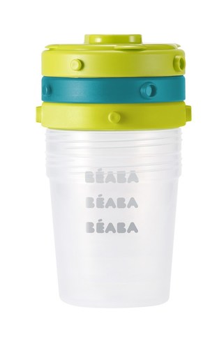 Lot de 6 portions clip 2ème âge 200ml - BEABA