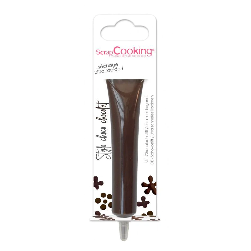 Stylo goût chocolat marron 25g Scrapcooking