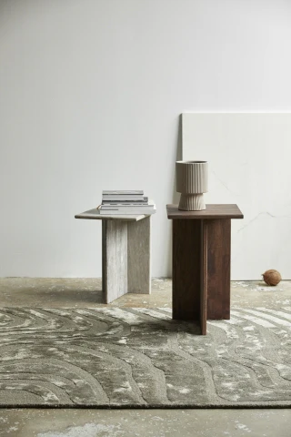 Nordal  Glina High, sofaborde - Wood/Marble