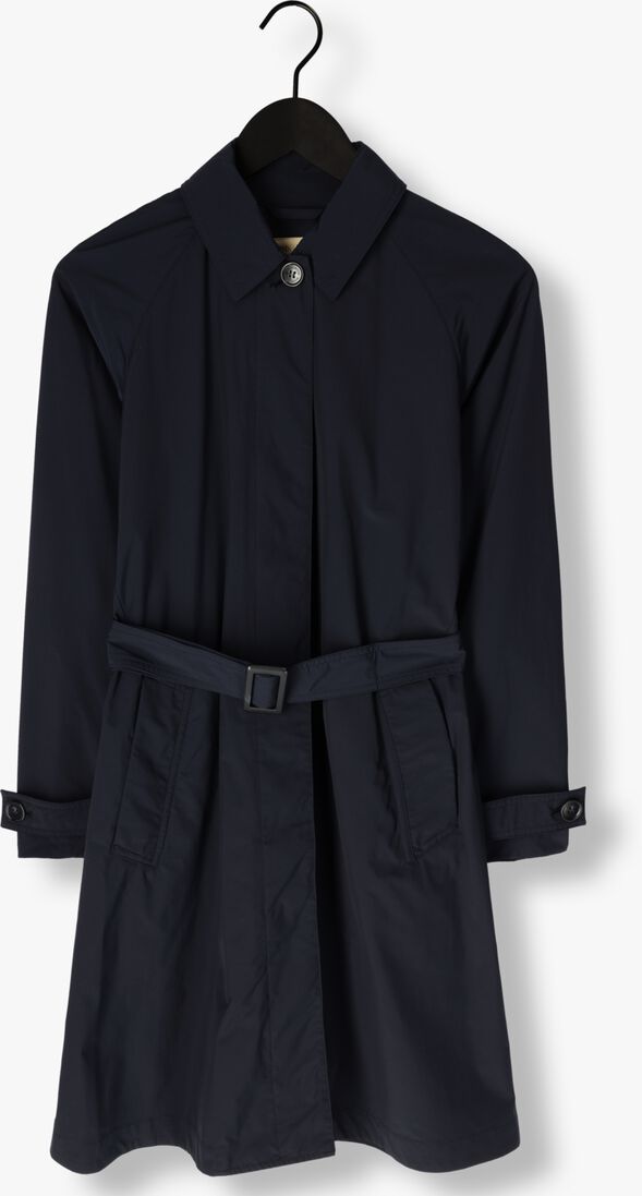 donkerblauwe woolrich parka's summer trench