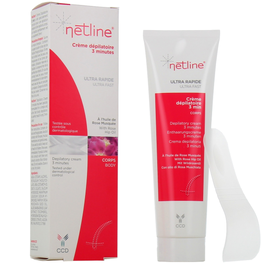 Crème dépilatoire corps 3 minutes Netline