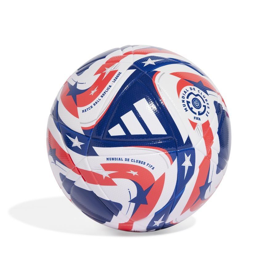 adidas Ballon League Club World Cup 2025 - Blanc/Bleu/Lucid Red