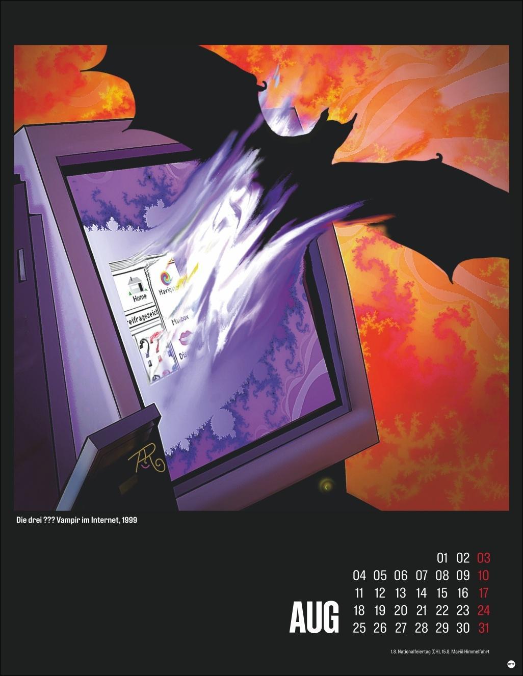Die drei ??? Posterkalender 2025
