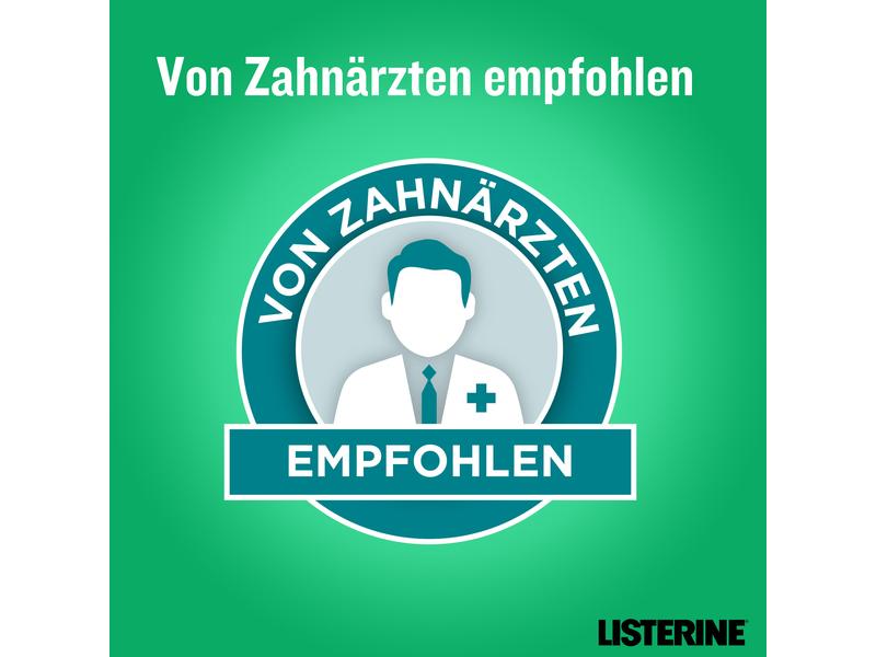 Listerine Mundspülung Fresh Mint 500 ml Mundwasser mit frischem Minzgeschmack