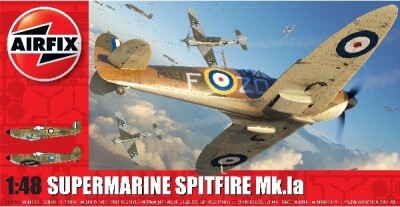 Airfix - Supermarine Spitfire Mk1A Fly Byggesæt - 1:48 - A05126A
