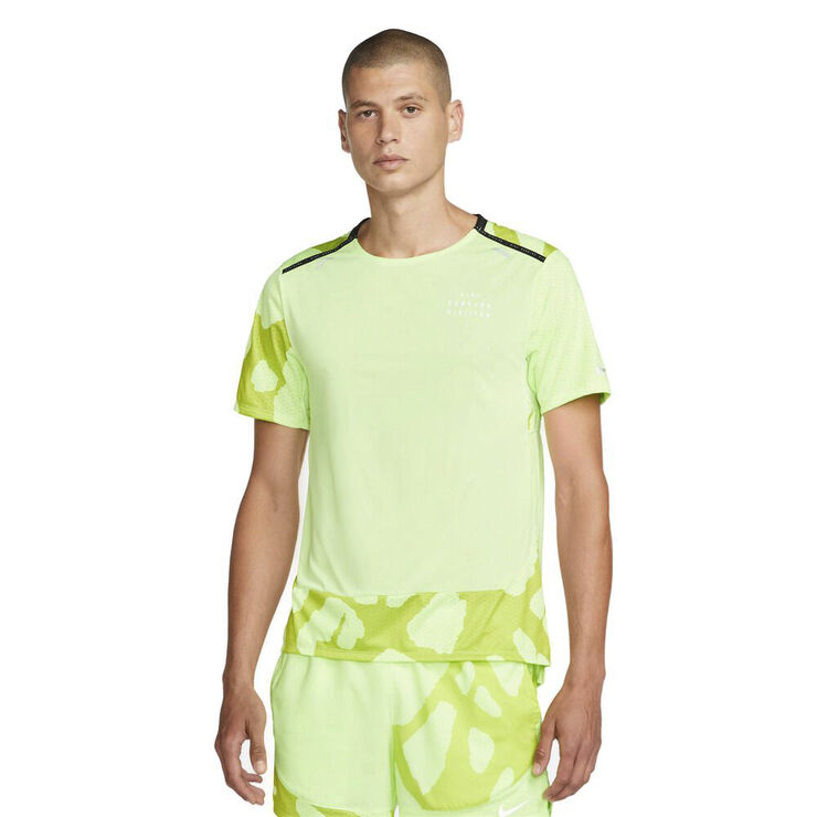 Nike Dri Fit Run Division Rise 365 T Shirt Grøn