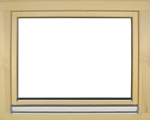 Houten raam, grenen, gelakt, 1000x800 mm, DIN links