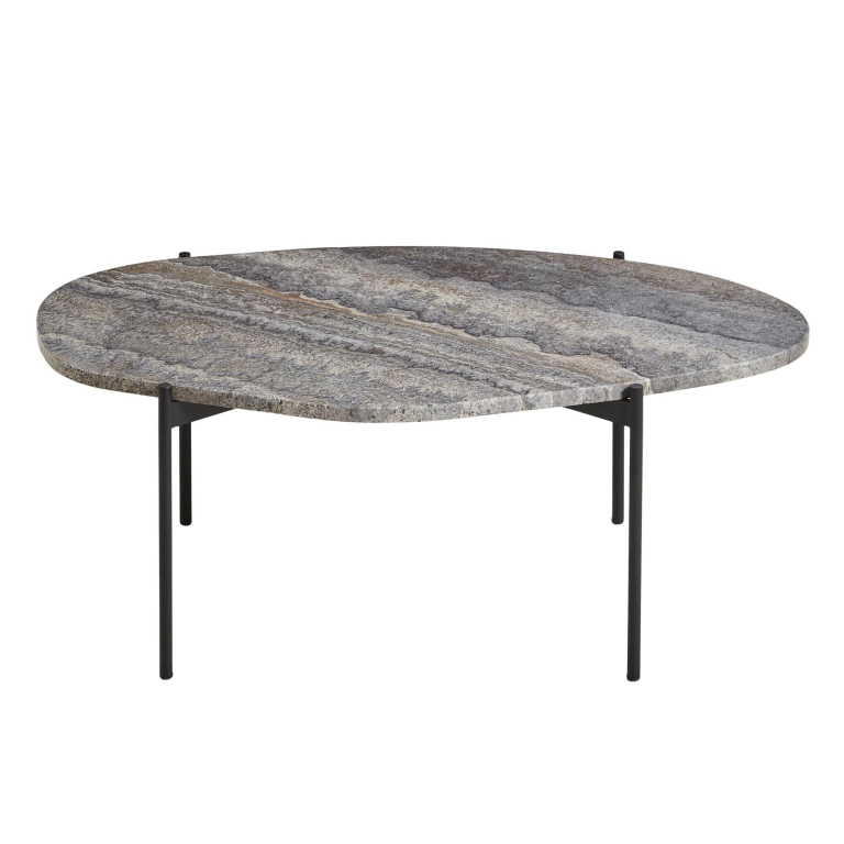 Woud La Terra salontafel grey melange travertine