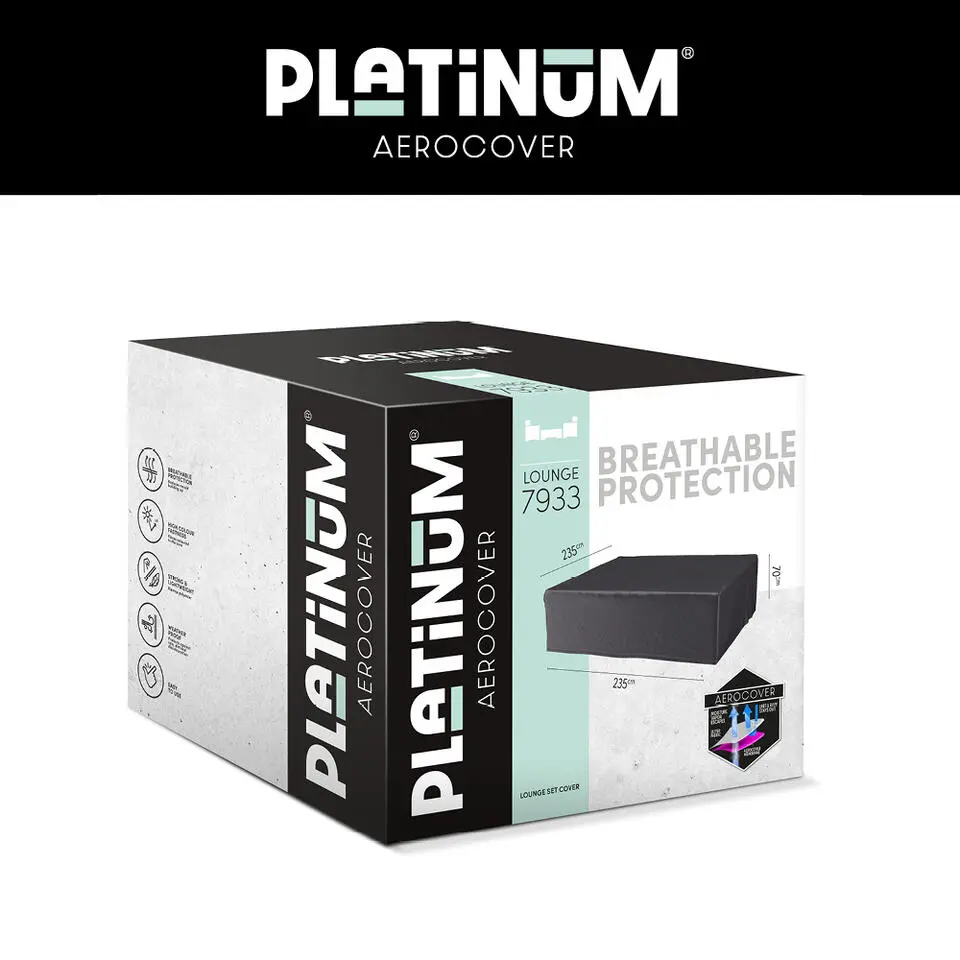 Platinum Aerocover loungesethoes 235x235x70 cm