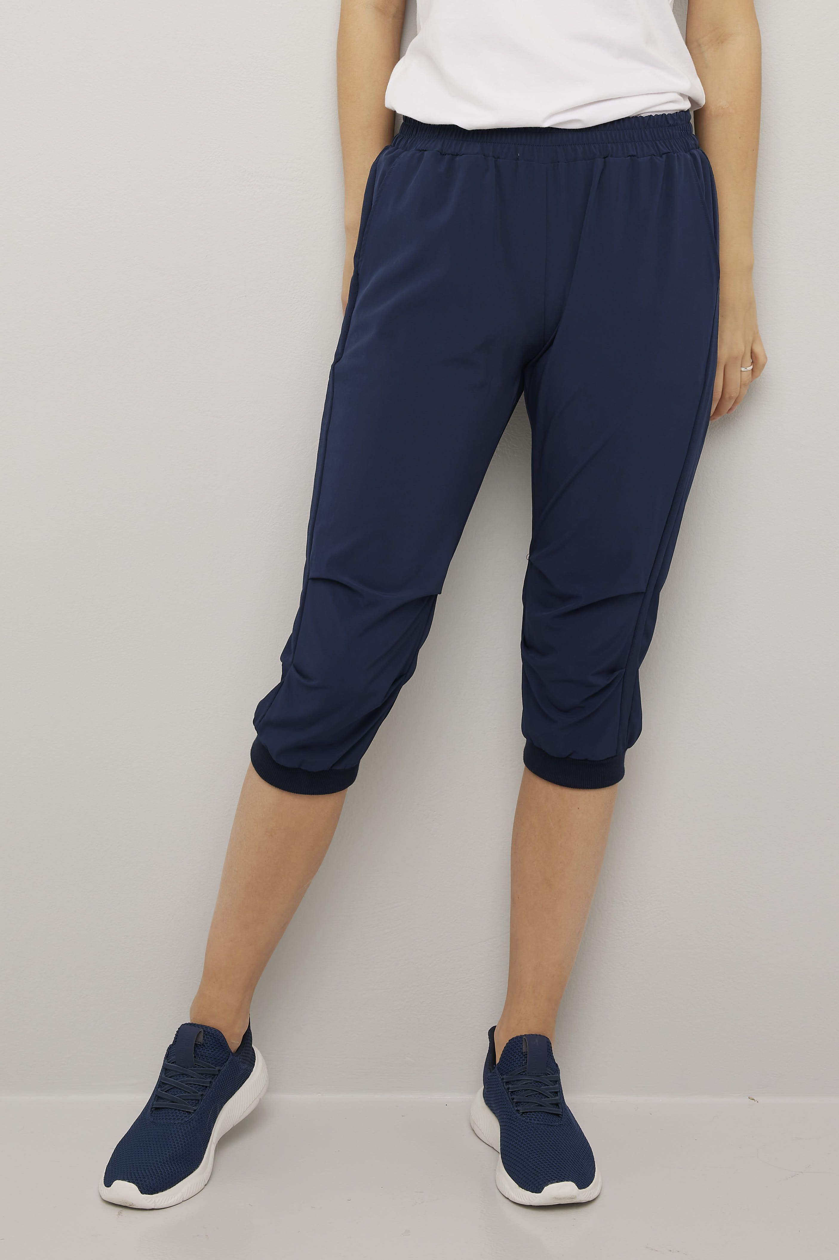 Loose fit treningsbukse med trekvart lengde