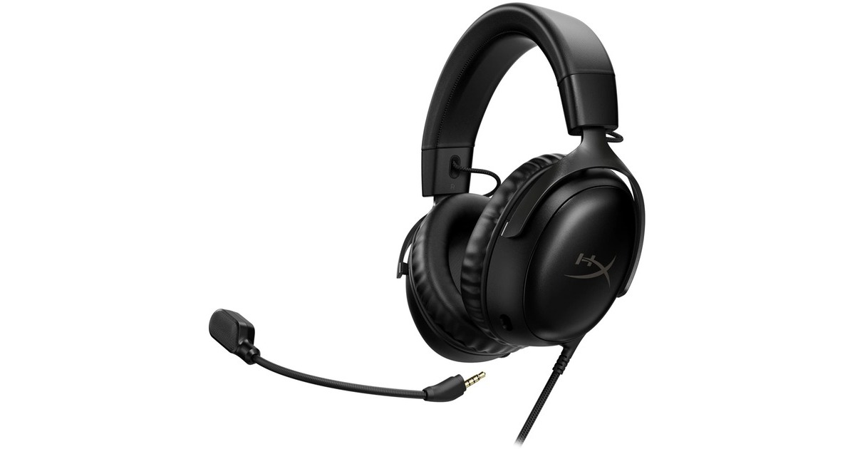 HyperXCloud III over-ear gaming headset  (Zwart, Pc, PS5, PS4, Xbox Series X|S, Xbox One, Nintendo Switch)