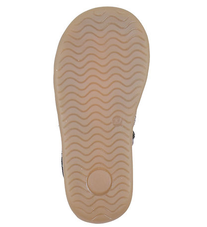 Pom Pom Sandalen - Starter Klettband Zopf - Multi Glitter