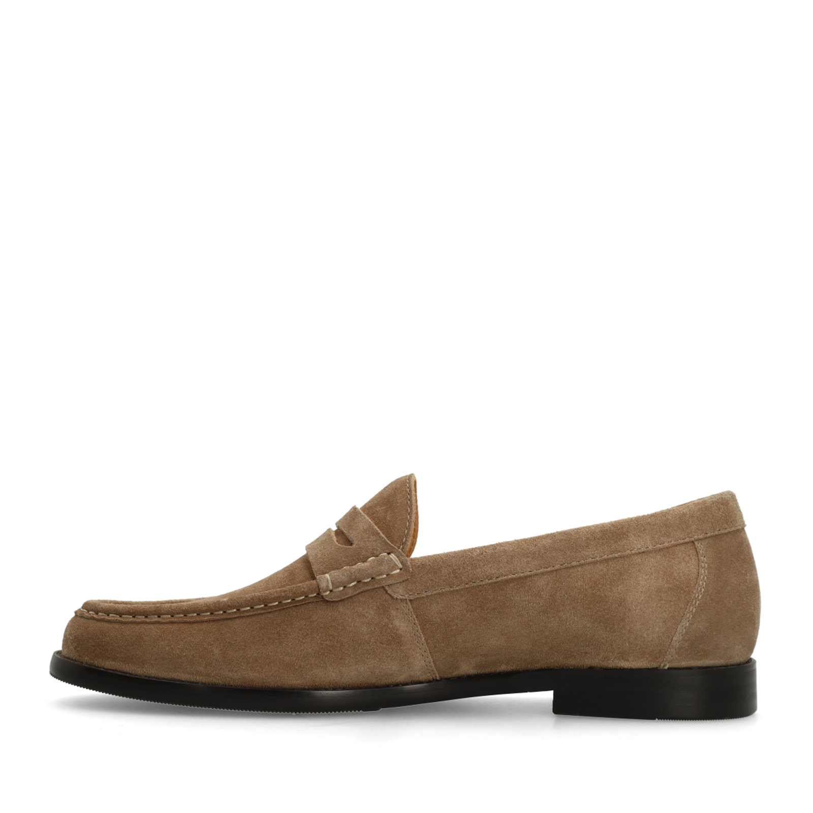 Taupe suède loafers