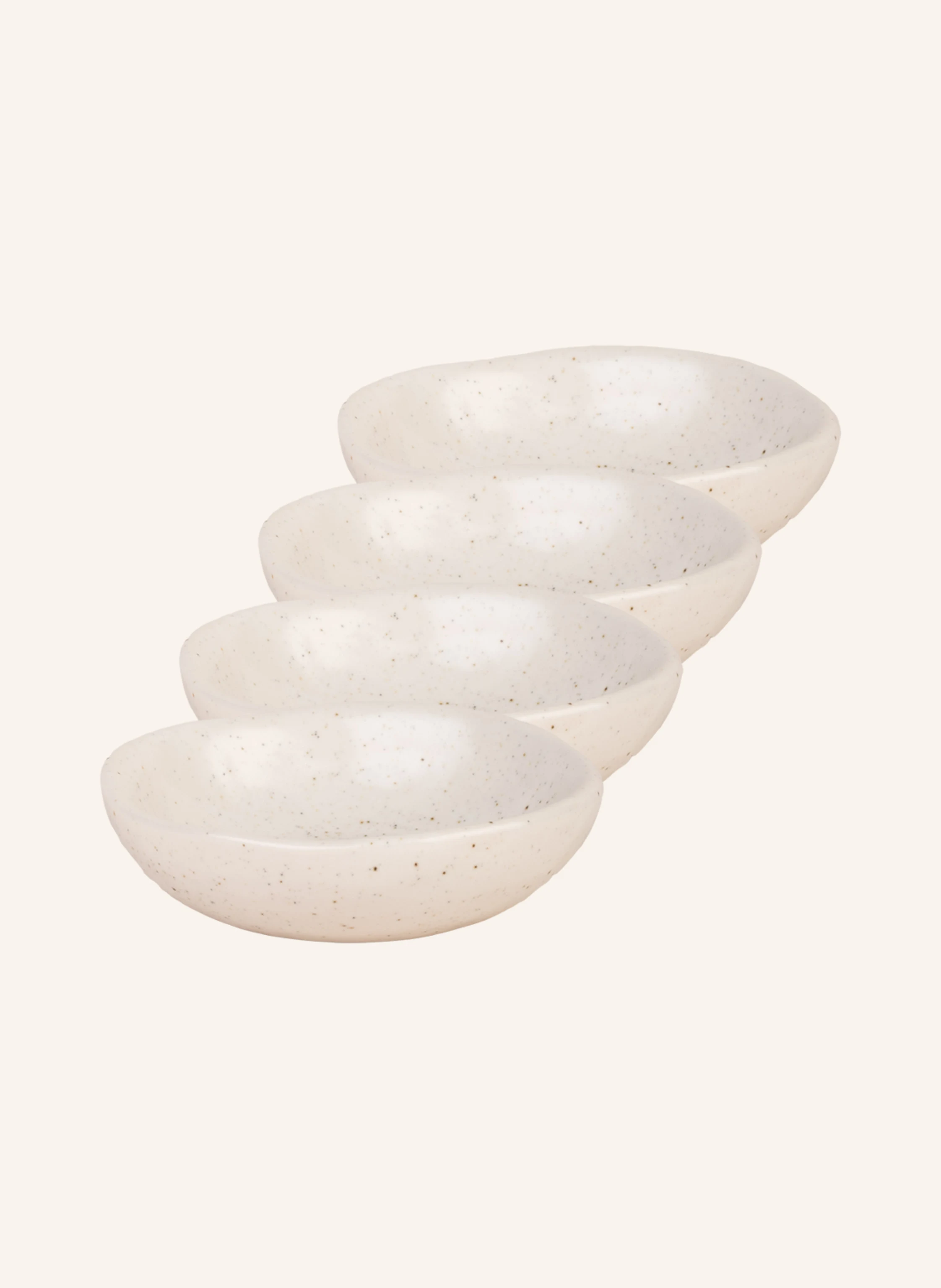 BROSTE COPENHAGEN 4er-Set Schalen NORDIC VANILLA