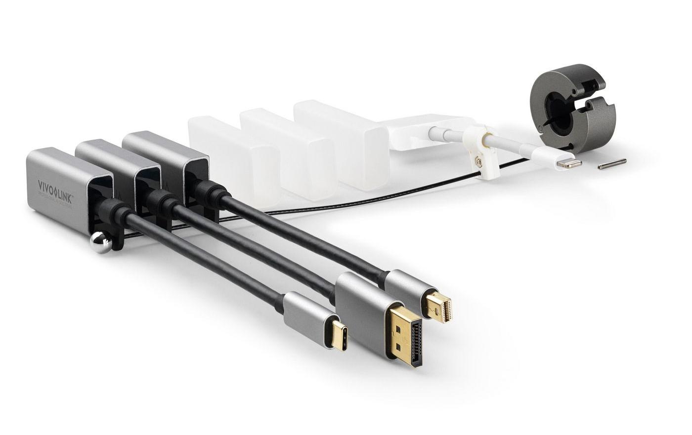 Adapterring Pro Adapter USB-C+ Lightning<br>Adapter – Max. Auflösung: 3840 x 2160 (Ultra HD 4K)
