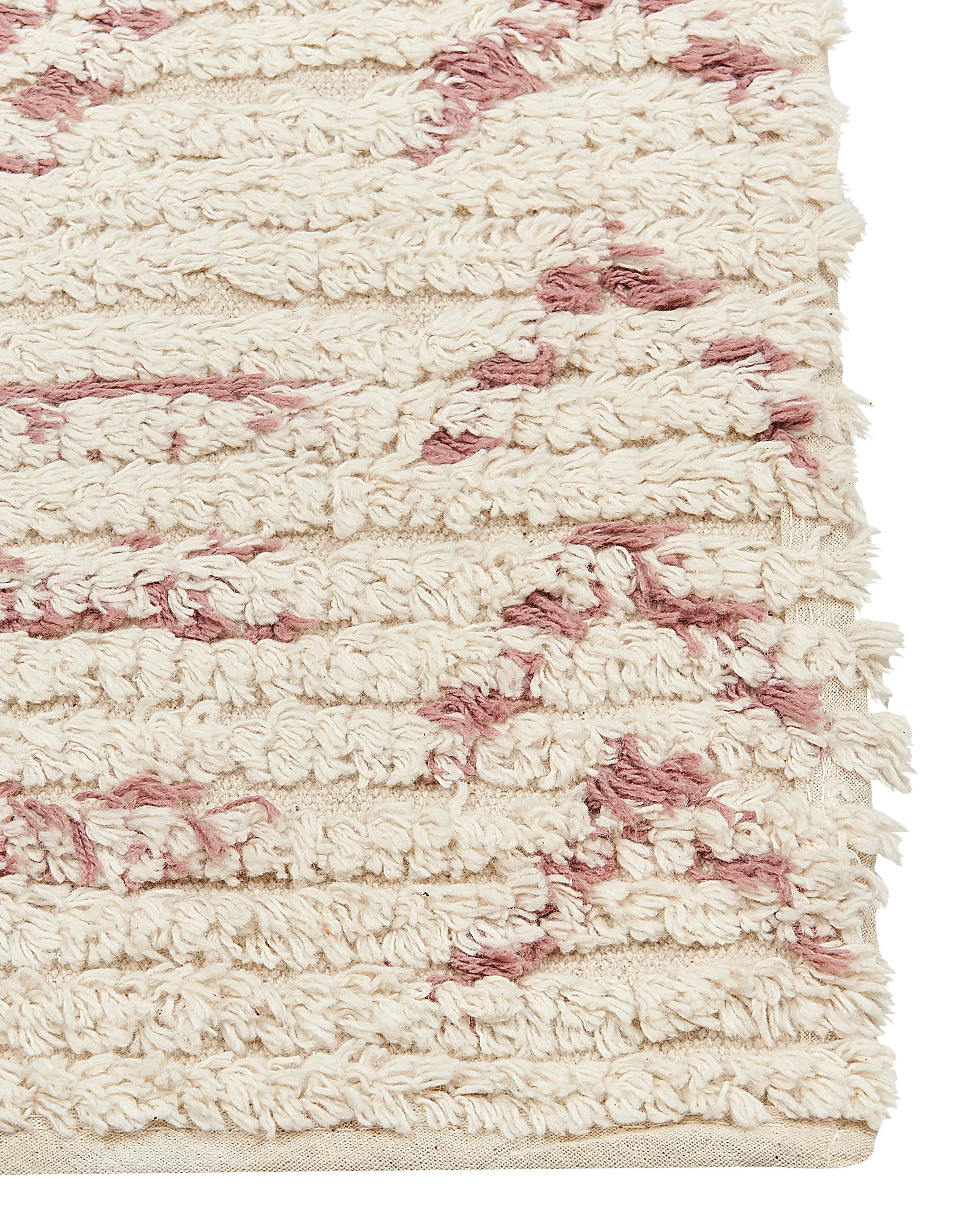 Vloerkleed EDIRNE Beige 160 x 230 cm Katoen