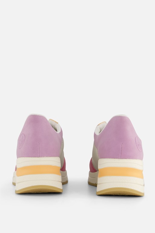 Rieker Libelle Sneakers roze Textiel