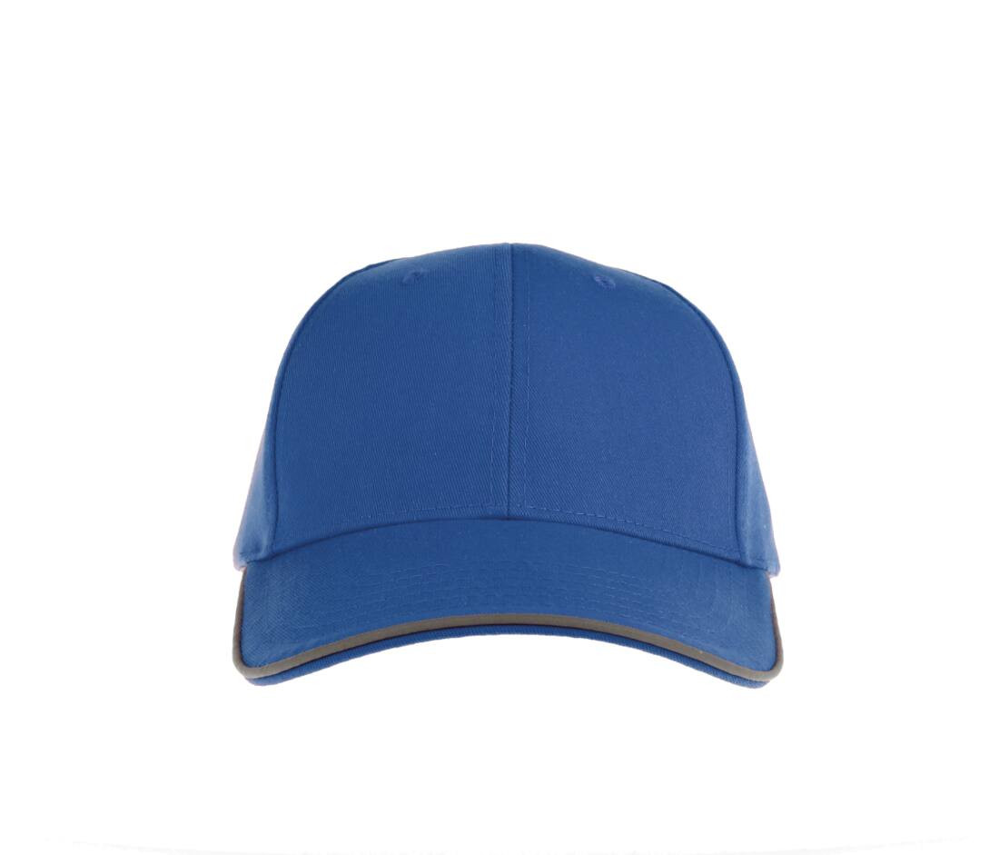ATLANTIS HEADWEAR AT265 - Casquette 6 pans liseré réfléchissant