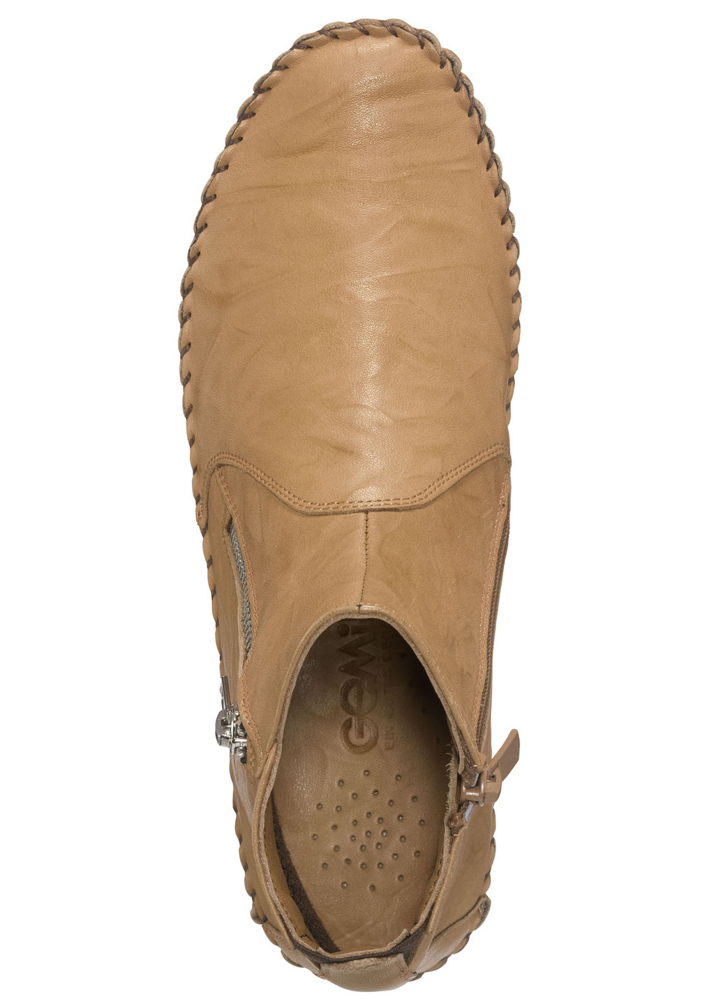 Gemini Mokassin-Stiefelette mit Zier-Reißverschluss