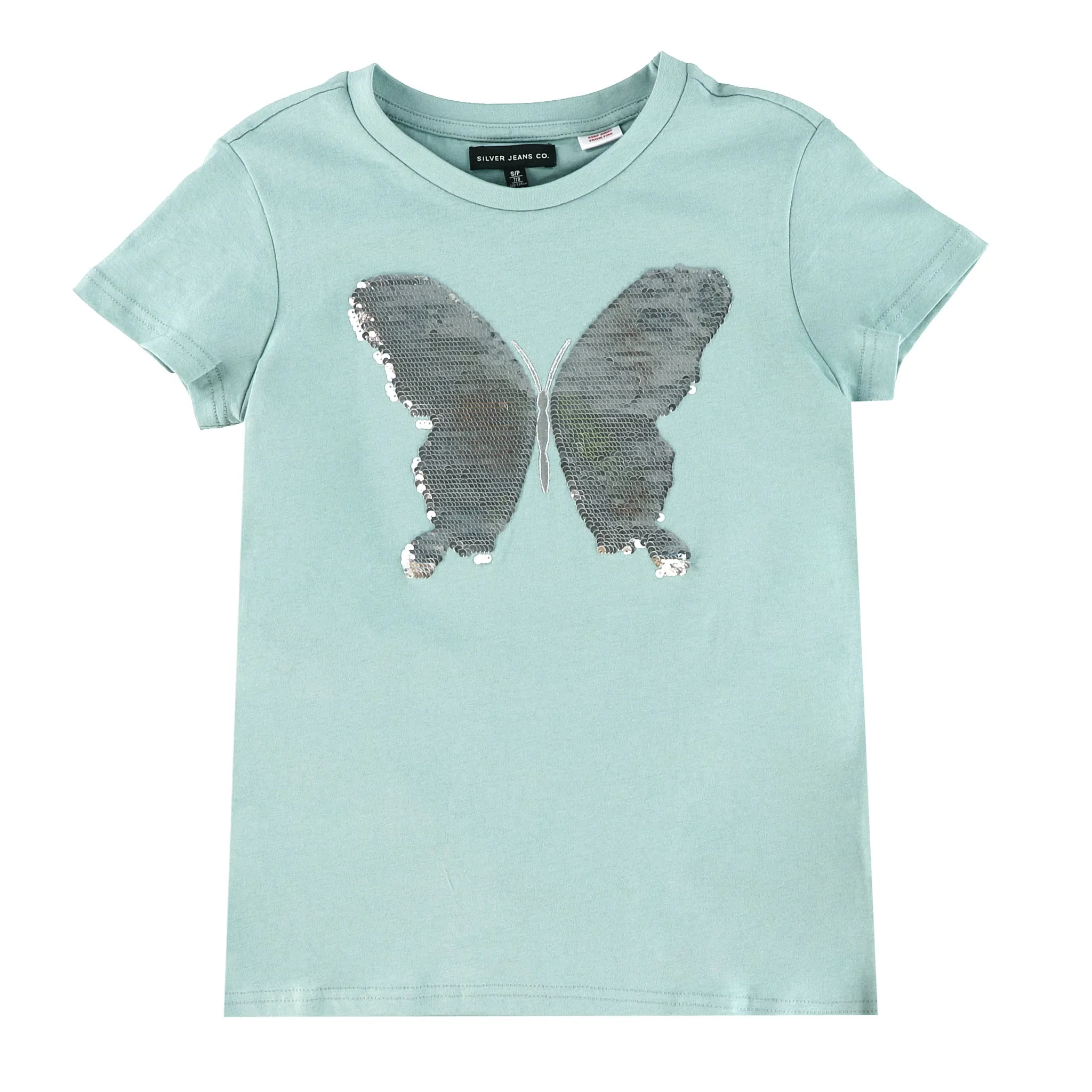 Silver Jeans T-Shirt Papillons 7-16ans