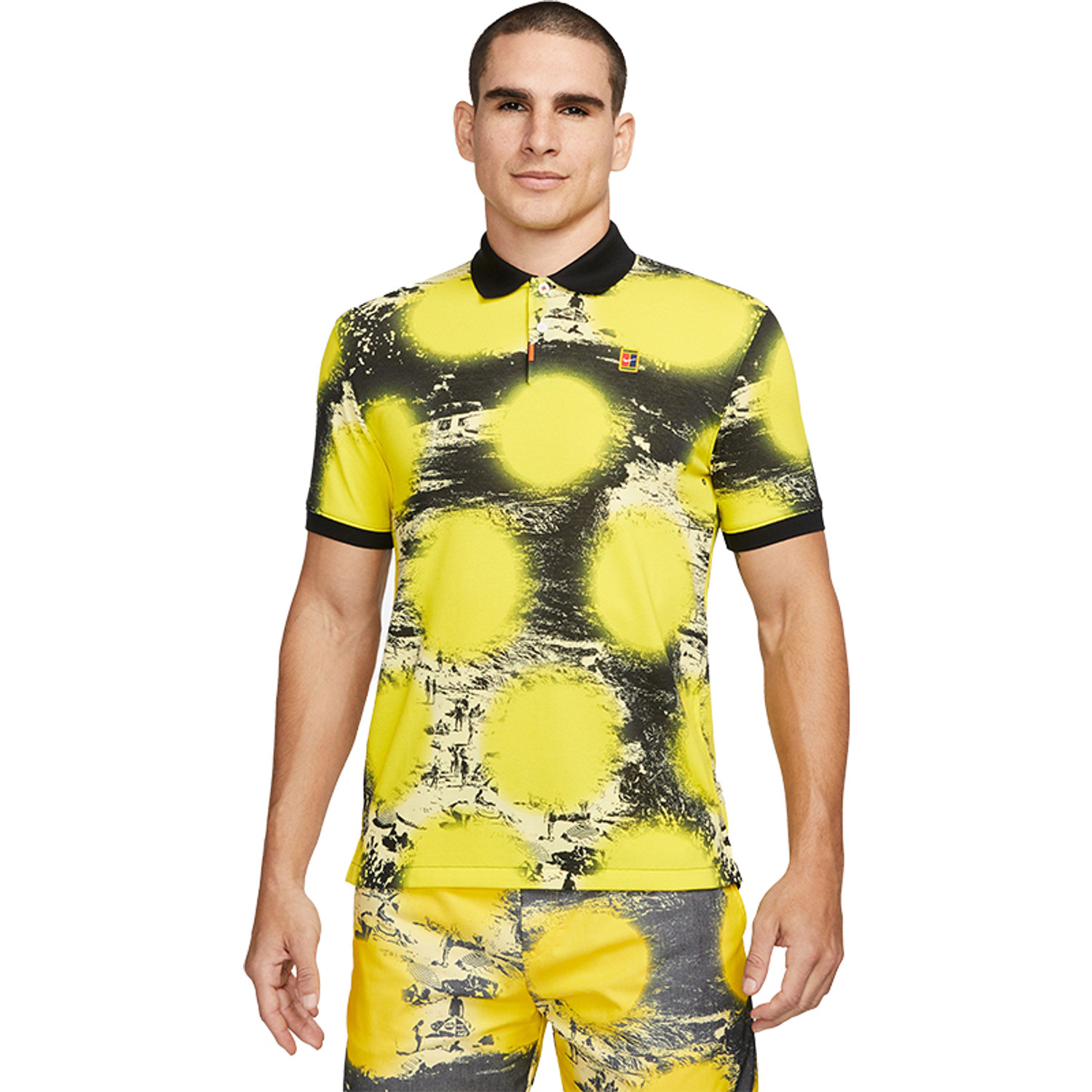 The Nike Heritage Slim Fit Printed Polo