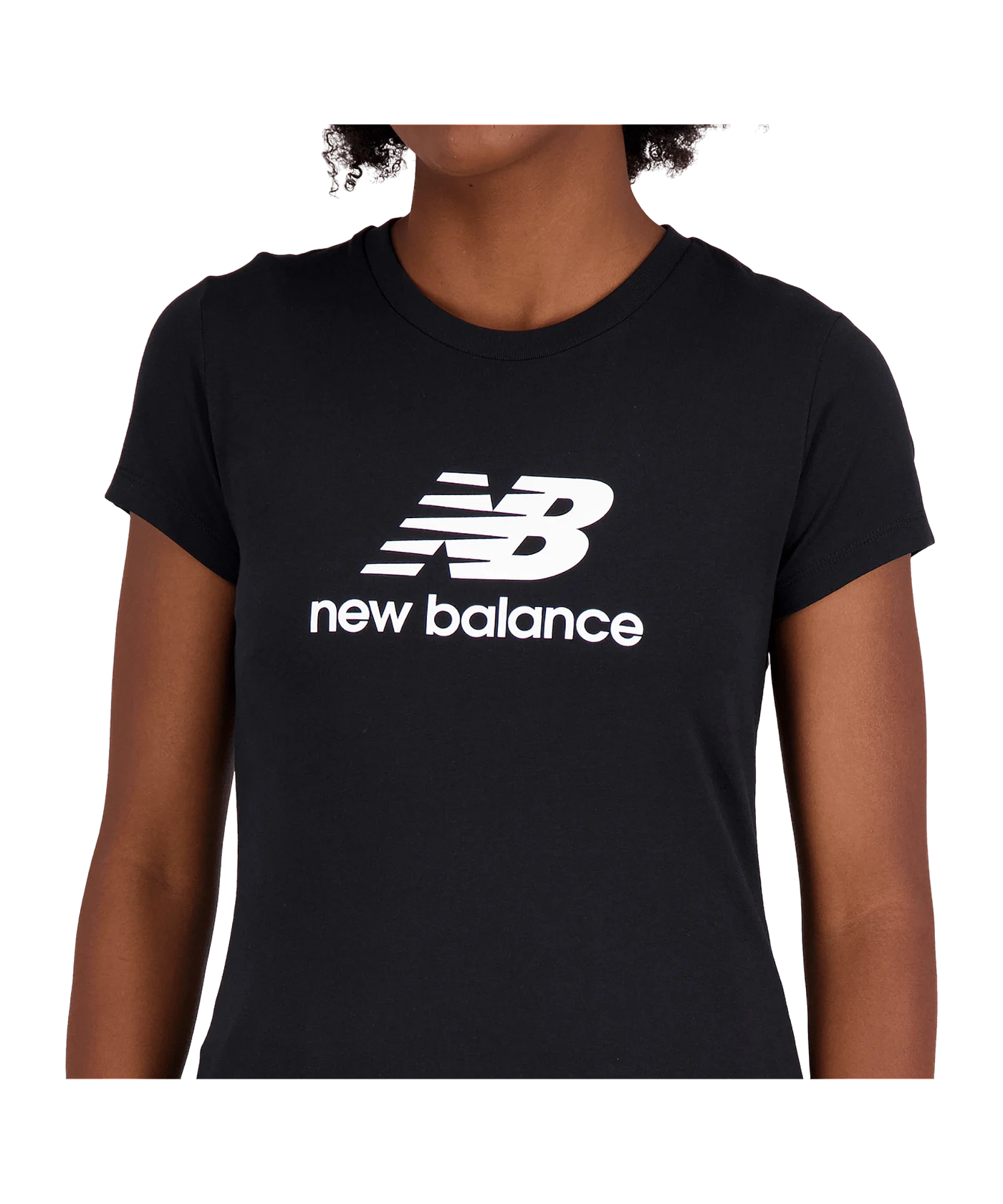 New Balance Essentials Logo T-Shirt Damen FBK