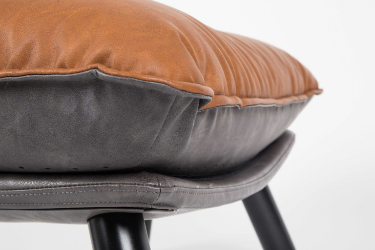 Zuiver Lazy Sack voetenbank lichtgrijs