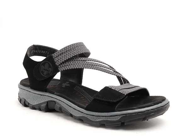 Rieker nu pieds plats femme 68871 bleu