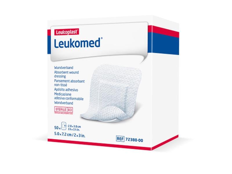 Leukomed Wundpflaster Leukomed 5 x 7.2 cm 50 Stück Steriler Wundverband