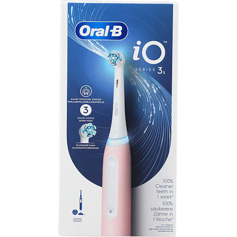 Oral-B iO3 S elektrisk tandbørste - Blush Pink