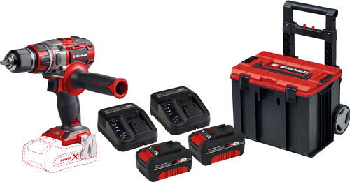 Einhell TP-CD 18/80 Li BL Solo 4,0 Ah Accu (2x) E-Case L Starterspakket