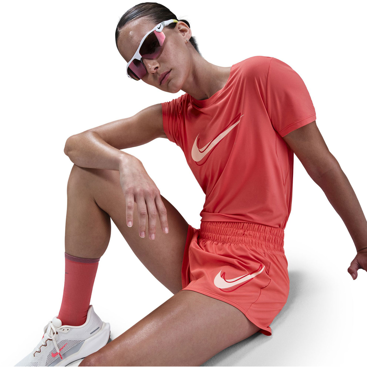Nike Dri-FIT One Swoosh Short Dames