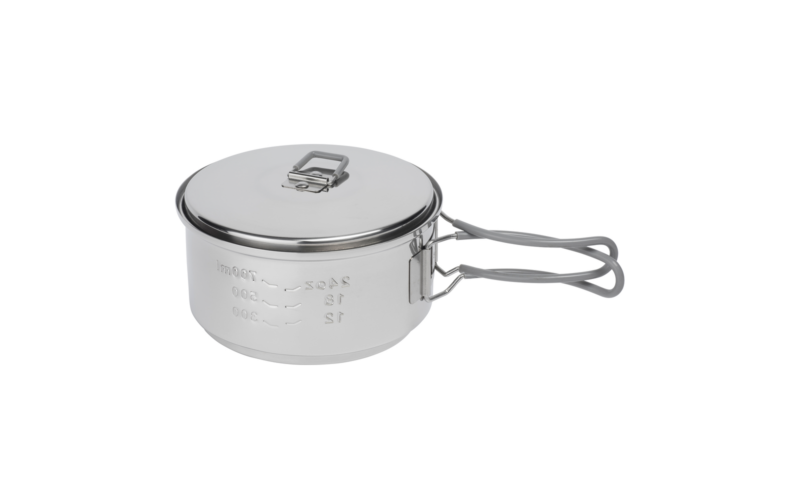 Esbit Trockenbrennstoff-Kochset, 1000 ml, Edelstahl