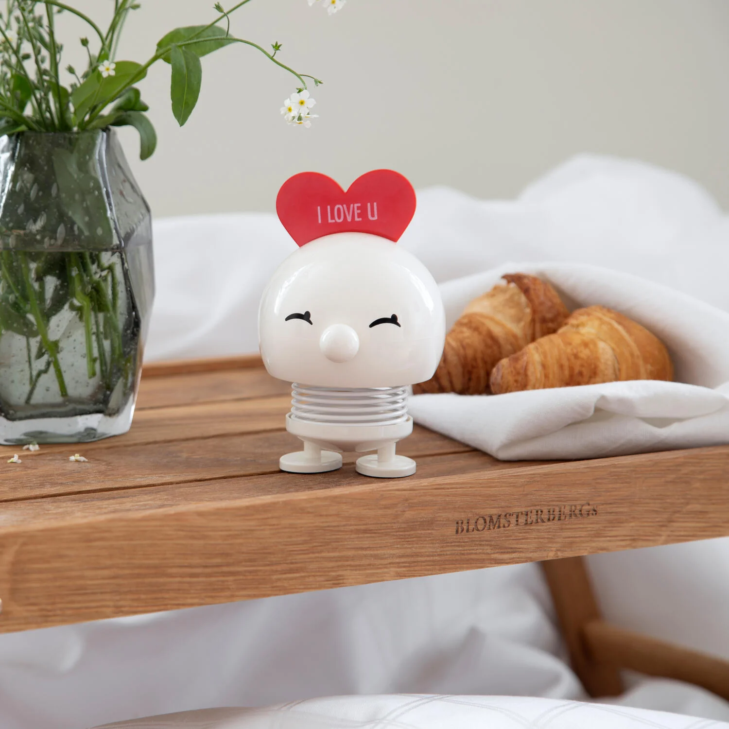 Hoptimist  Small Bimble LOVE - Hvid