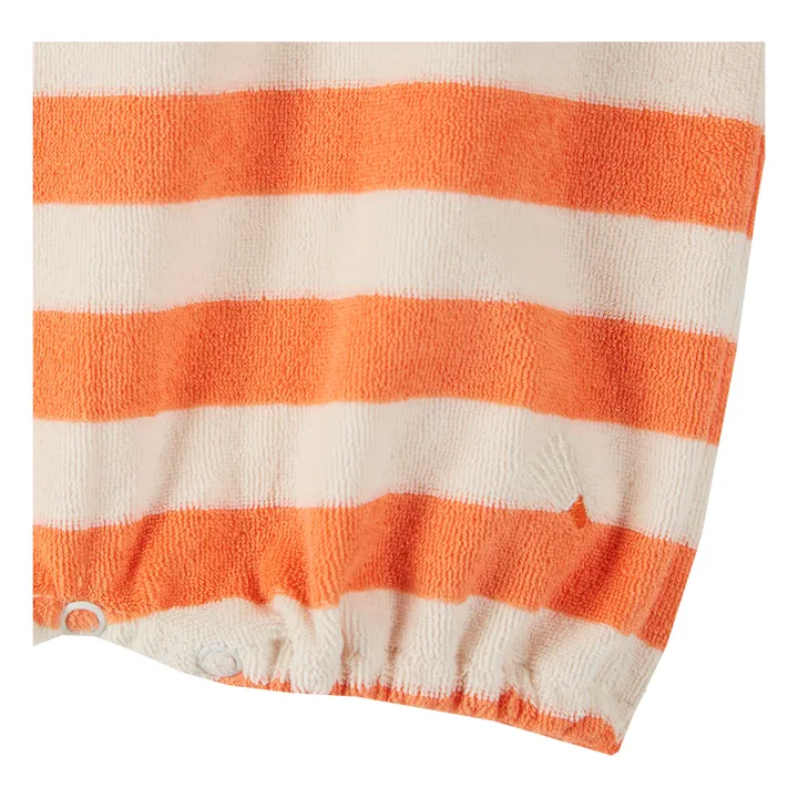 Emile et Ida Combishort Eponge Rayée | Orange