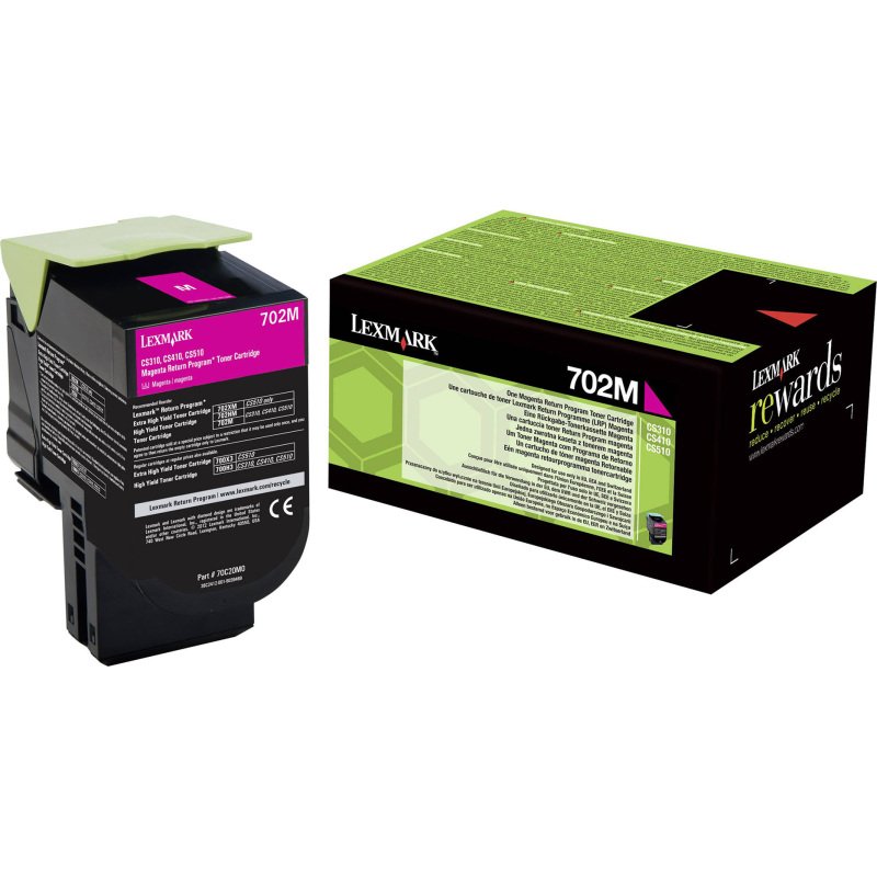 Lexmark 702  toner couleur  pour imprimante laser